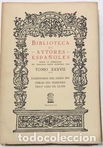 Libros: LE&Oacute;N, Fray Luis de. - Obras del maestro Fray Luis de Le&oacute;n. - Foto 1