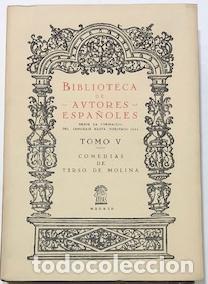 Libros: MOLINA, Tirso de - Comedias de Tirso de Molina. - Foto 1