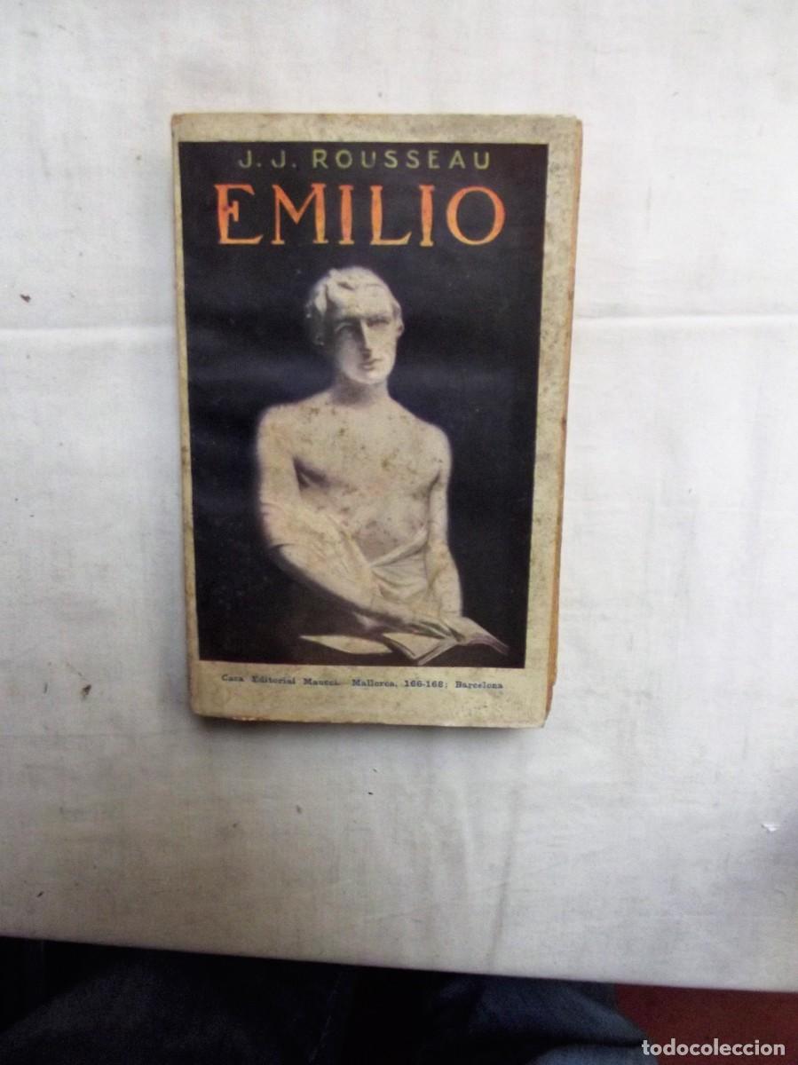 Libros: EMILIO POR J.J. ROUSSEAU - Foto 1