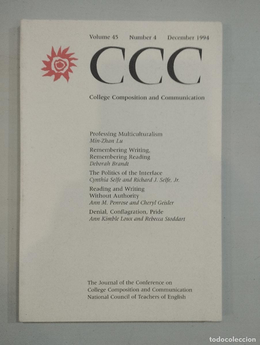 Livros em segunda m&atilde;o: V. A. - College Composition and Communication vol. 45 n.4