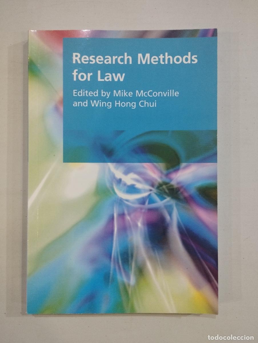 Livros em segunda m&atilde;o: Mike McConville / Wing Hong Chui - Research Methods for Law