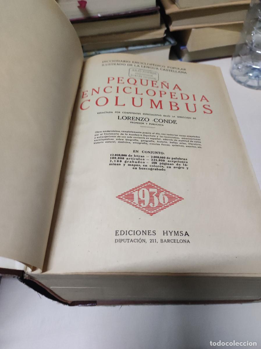 Libros: PEQUE&Ntilde;A ENCICLOPEDIA COLUMBUS EDICIONES HYMSA - Foto 5