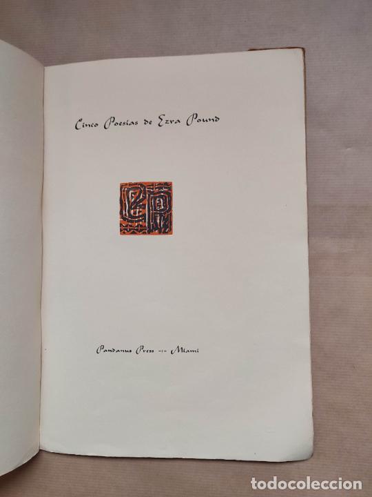 Libros: Cinco Poesias de Ezra Pound - Ezra Pound - Foto 1