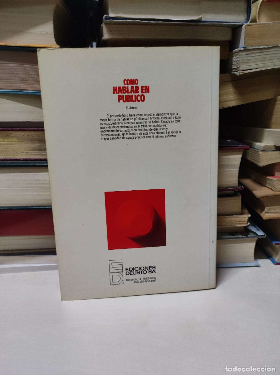 Libros: COMO HABLAR EN PUBLICO JANNER - Foto 2
