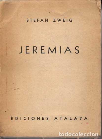 Libros: JEREMIAS. - ZWEIG, Stefan. - Foto 1