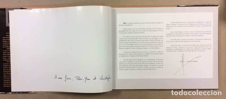 Libros: EPH&Eacute;M&Egrave;RES C&Ocirc;TE BASQUE. ERIC CHAUCH&Eacute;. EDITIONS UMEA 1993. EN FRANC&Eacute;S - Foto 4