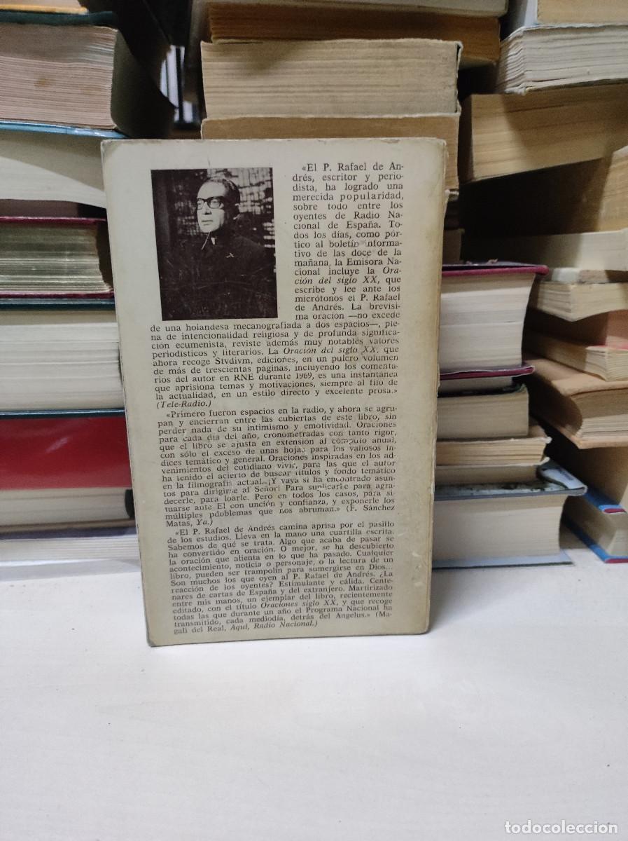 Libros: ORACIONES SIGLO XX RAFAEL DE ANDRES - Foto 2