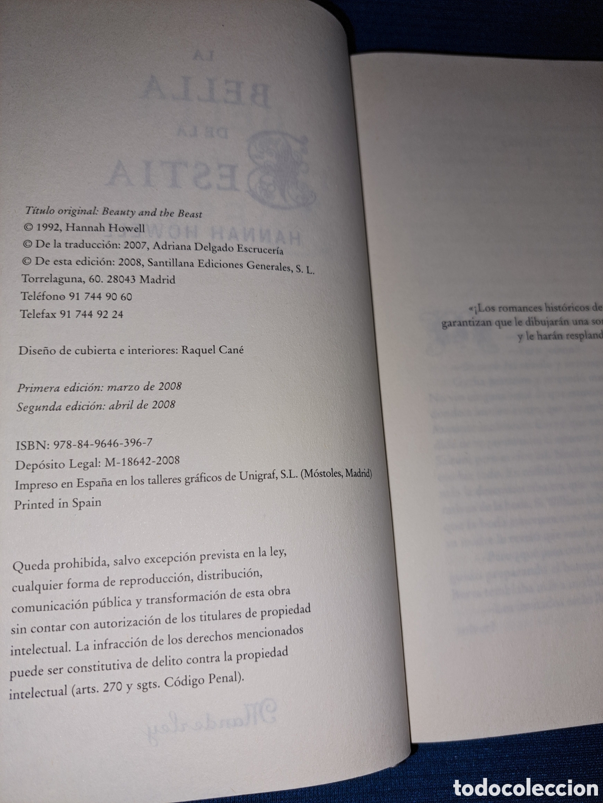 Libros: LA BELLA Y LA BESTIA, HANNAH HOWELL, MANDERLEY - Foto 2