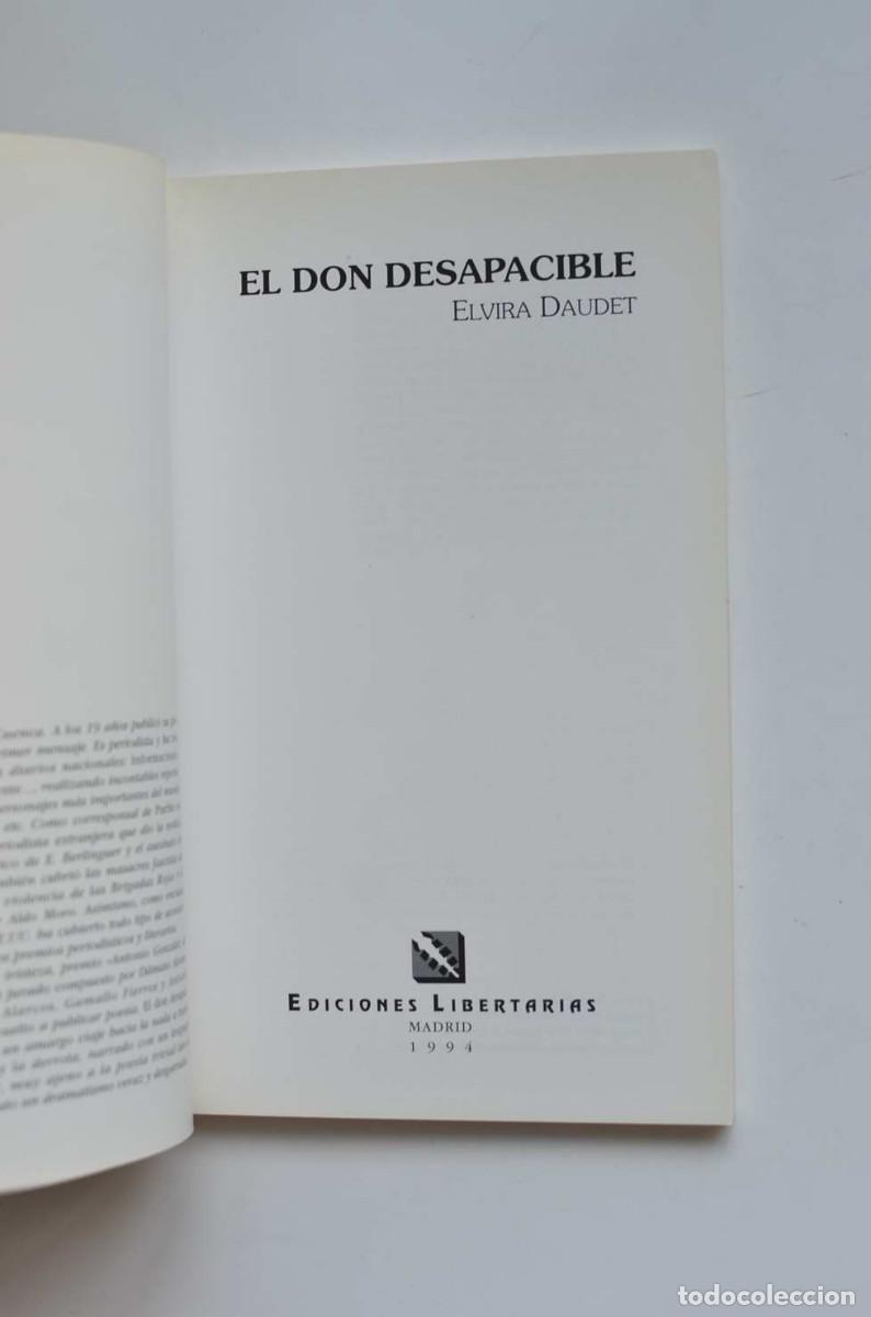 Libros: El don desapacible - DAUDET, Elvira - Foto 3