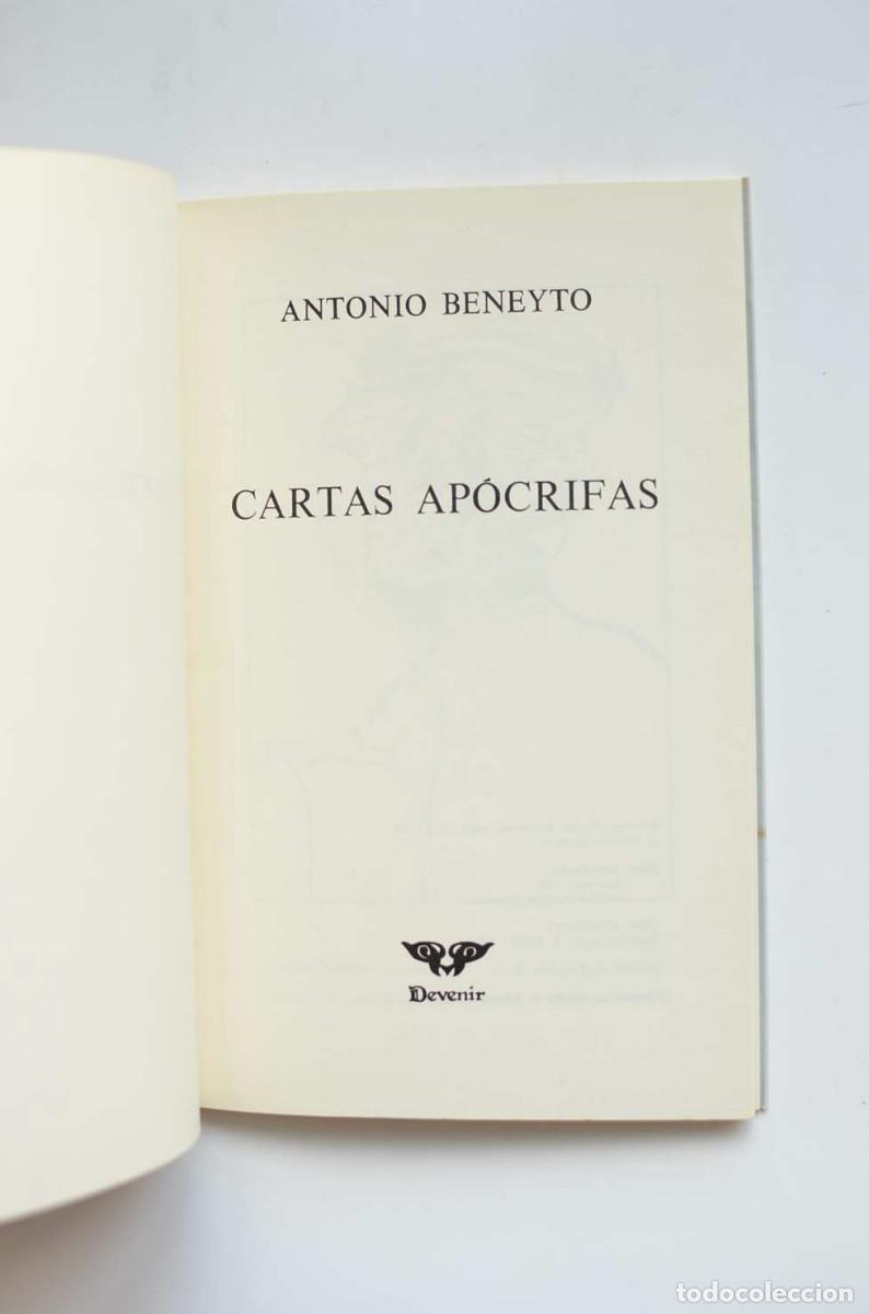 Libros: Cartas ap&oacute;crifas - BENEYTO,&nbsp; Antonio - Foto 2