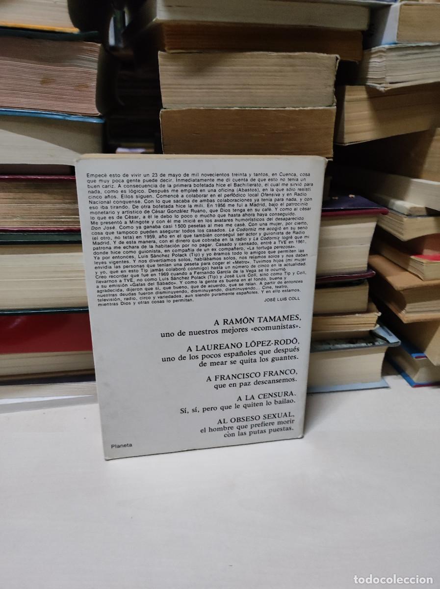 Libros: LAS DEDICATORIAS DE COLL - JOS&Eacute; LUIS COLL - Foto 2