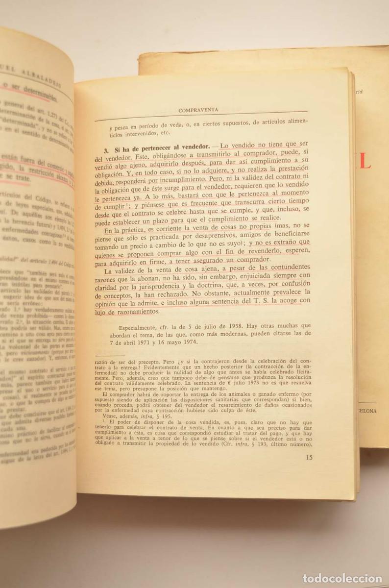 Libros: Derecho de obligaciones - ALBADALDEJO, Manuel - Foto 5