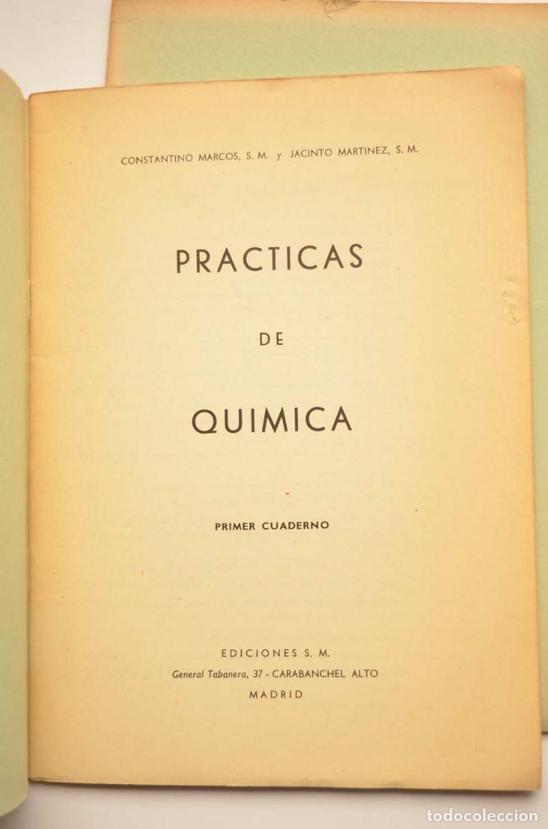 Libros: Pr&aacute;cticas de qu&iacute;mica - MARCOS, Constantinos y MART&Iacute;NEZ, Jacinto - Foto 2