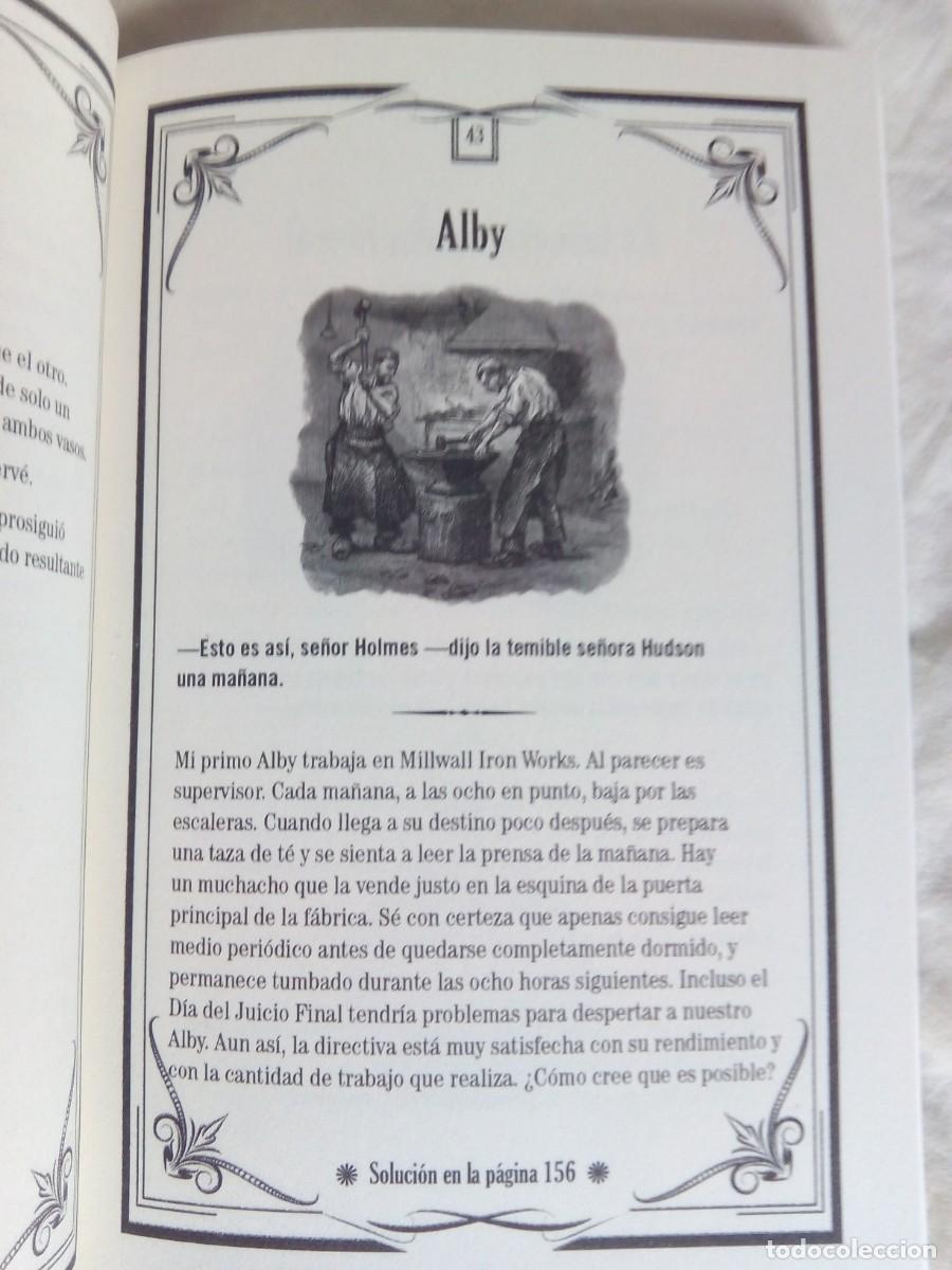 Libros: EL LIBRO DE LOS ENIGMAS DE SHERLOCK HOLMES / Dr. JOHN WATSON - Foto 4