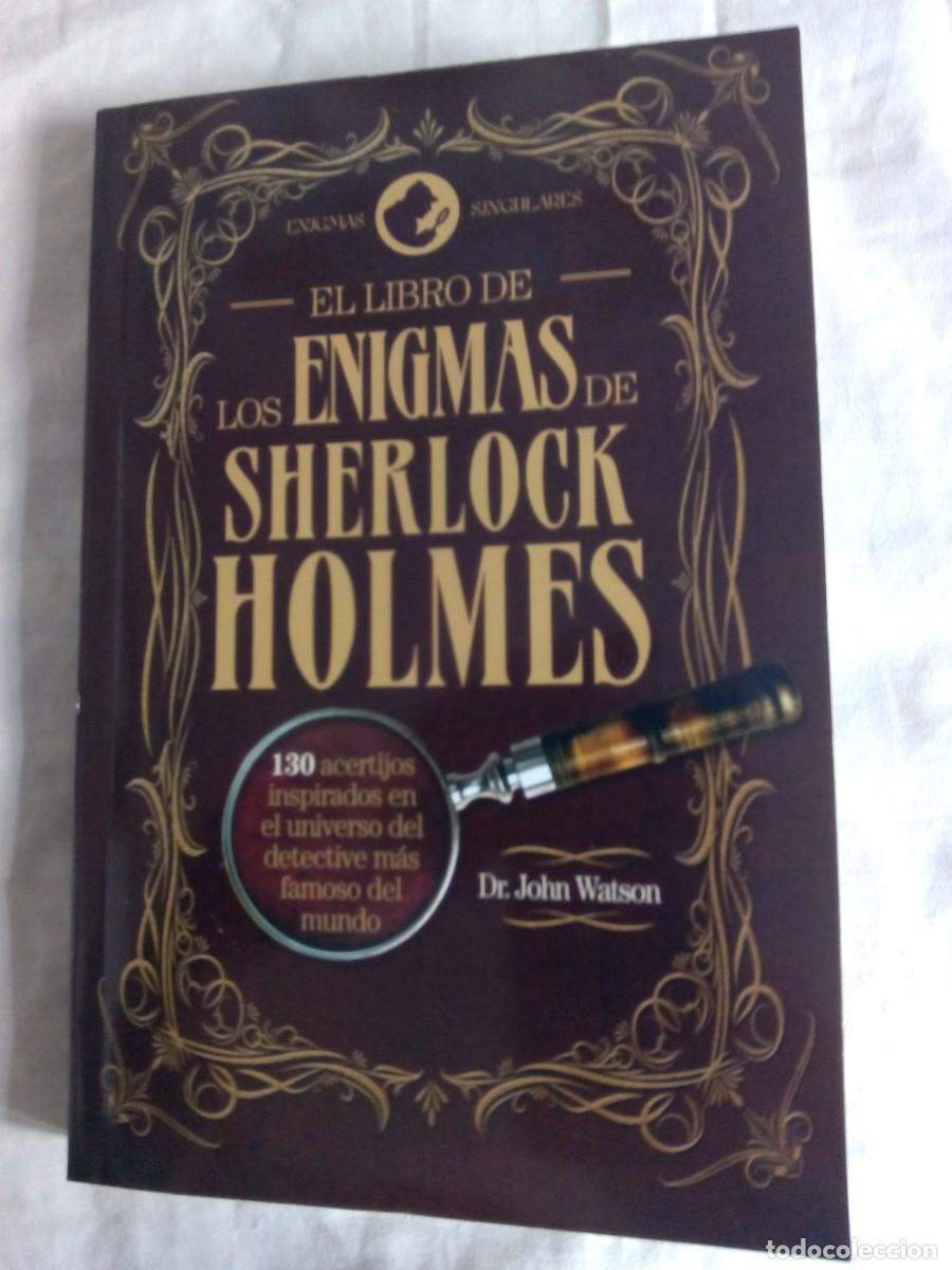 Libros: EL LIBRO DE LOS ENIGMAS DE SHERLOCK HOLMES / Dr. JOHN WATSON - Foto 1