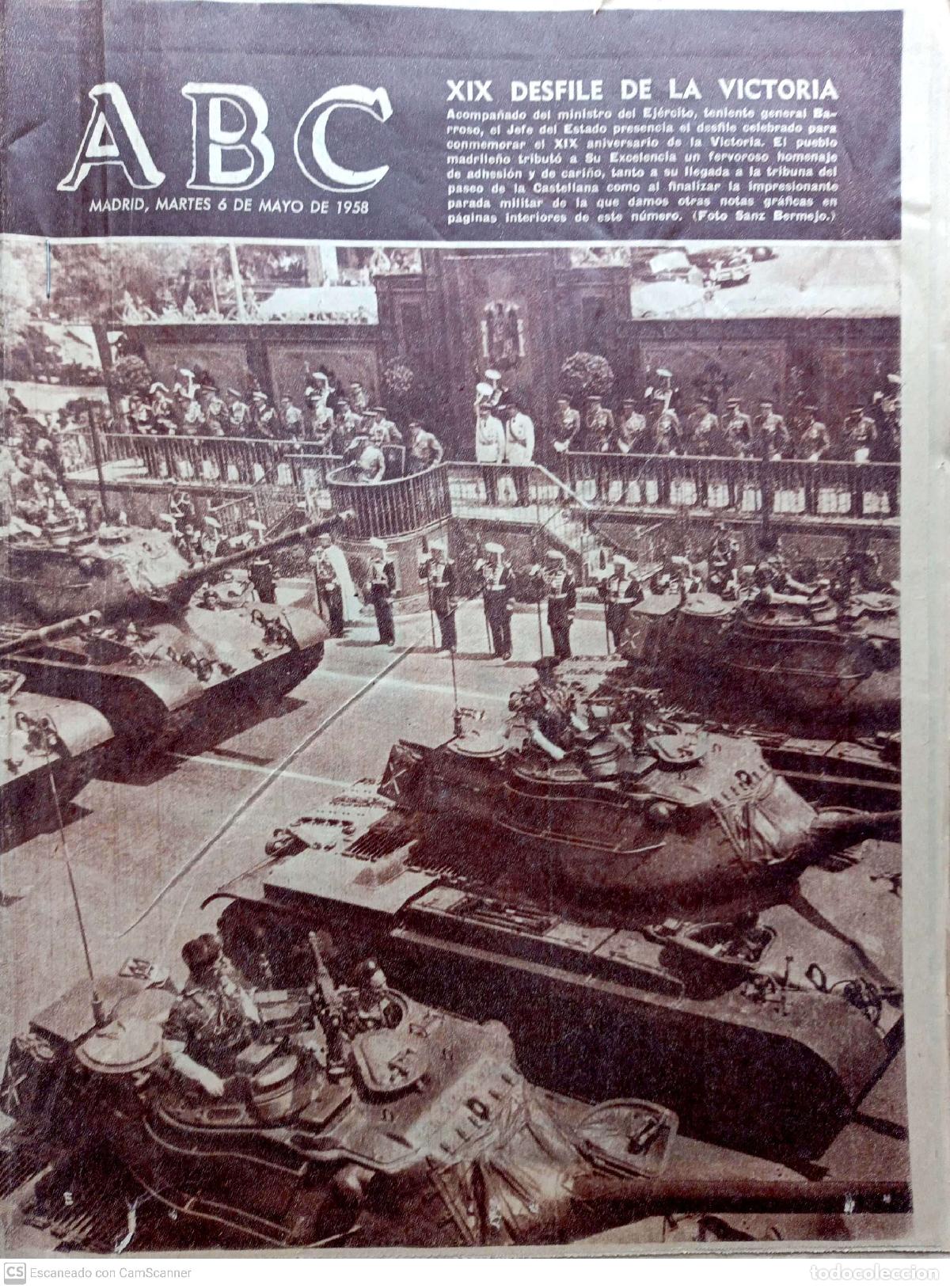 Libros: ABC, Madrid 6 de mayo de 1958 (XIX Desfile de la Victoria) - Foto 1