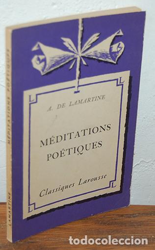 Libros: MEDITATIONS PO&Egrave;TIQUES. - A. DE LAMARTINE - Foto 1