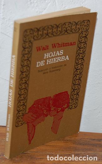 Libros: HOJAS DE HIERBA. Una selecci&oacute;n - WALT WHITMAN - Foto 6