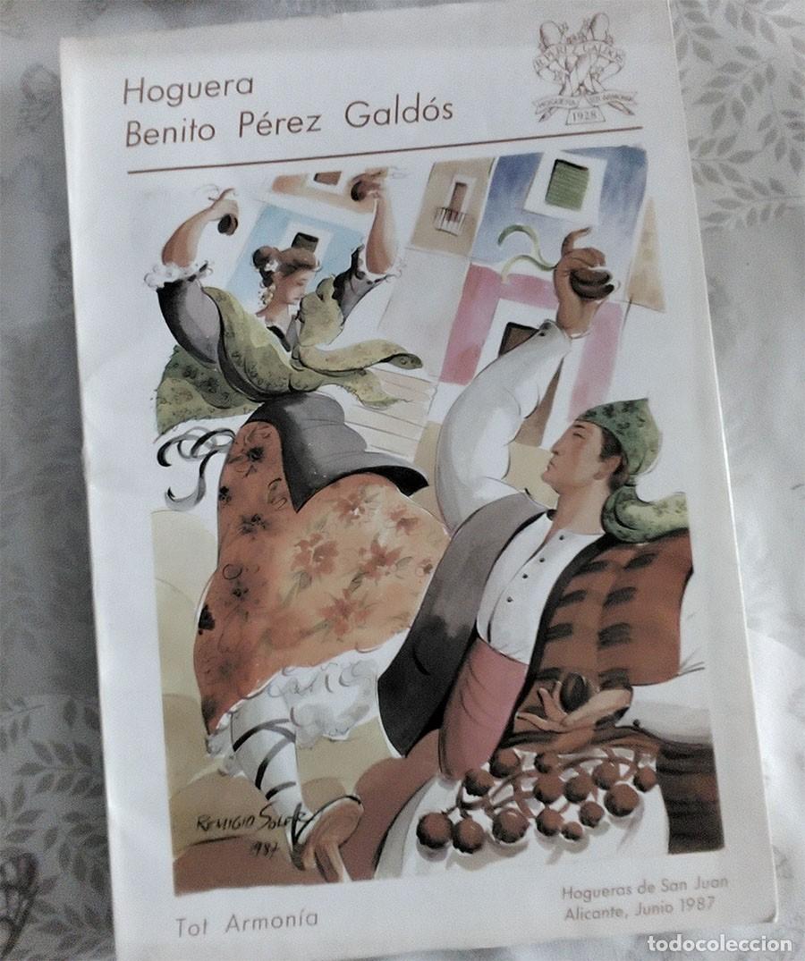 Livros em segunda m&atilde;o: LLIBRET FOGUERES SANT JOAN BENITO PEREZ GALDOS 1987 LIBRO DE HOGUERAS SAN JUAN ALICANTE