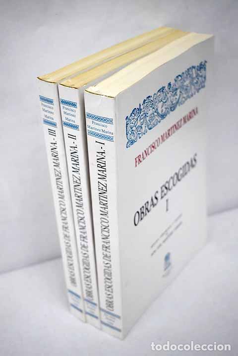 Libros: Obras escogidas.- Mart&iacute;nez Marina, Francisco - Foto 1