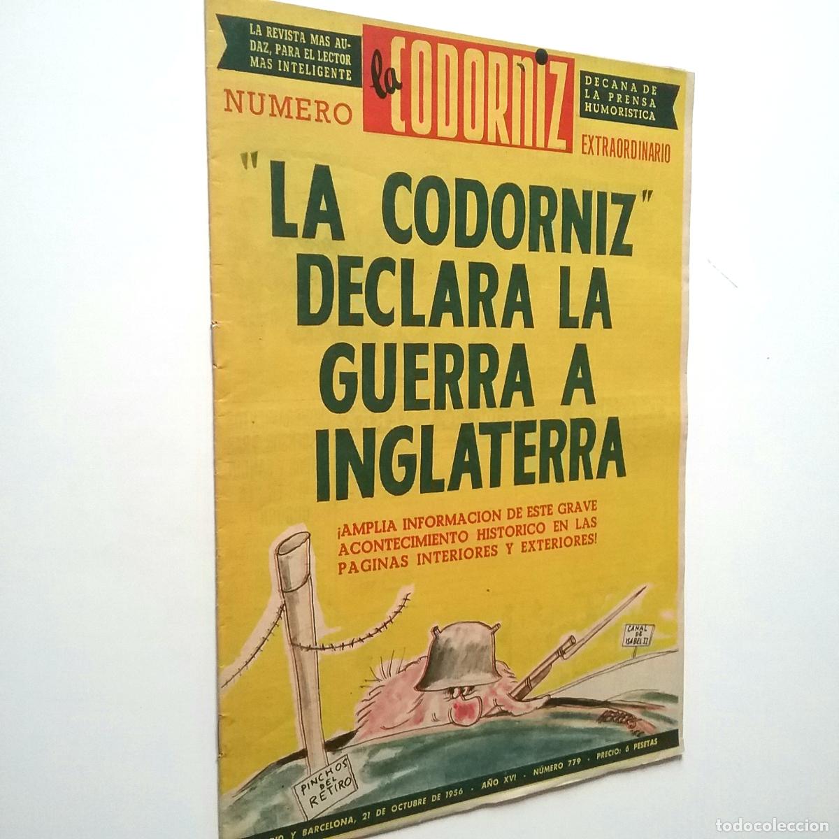 Libros: VV. AA. - La Codorniz. A&ntilde;os XVI. N&uacute;m. 779. 1956 - Foto 1