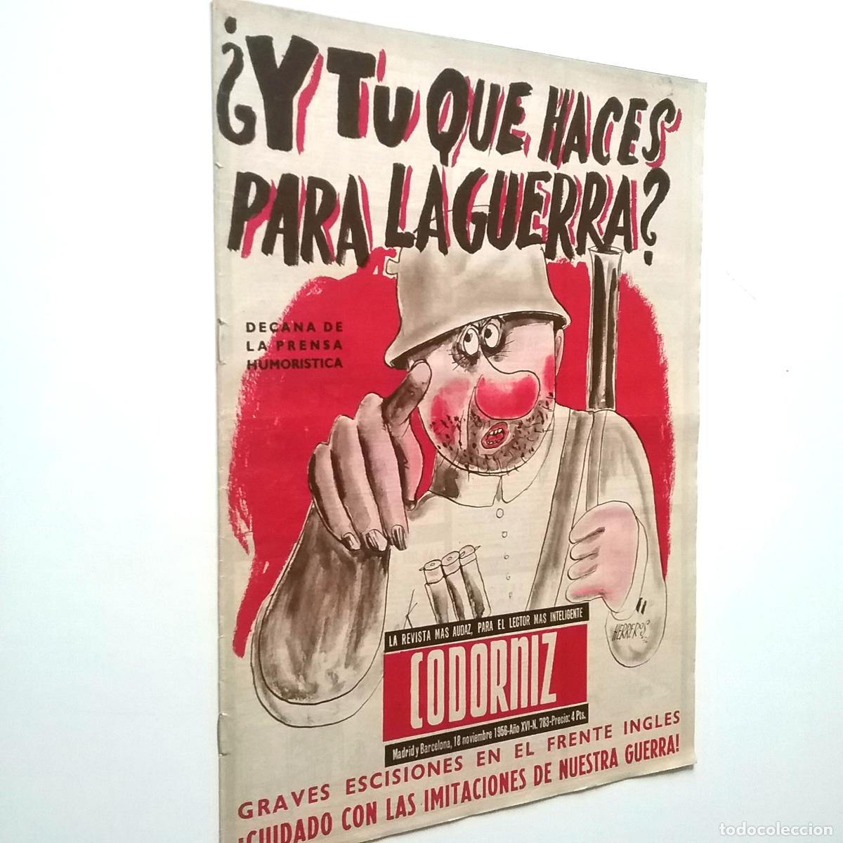 Libros: VV. AA. - La Codorniz. A&ntilde;os XVI. N&uacute;m. 783. 1956 - Foto 1