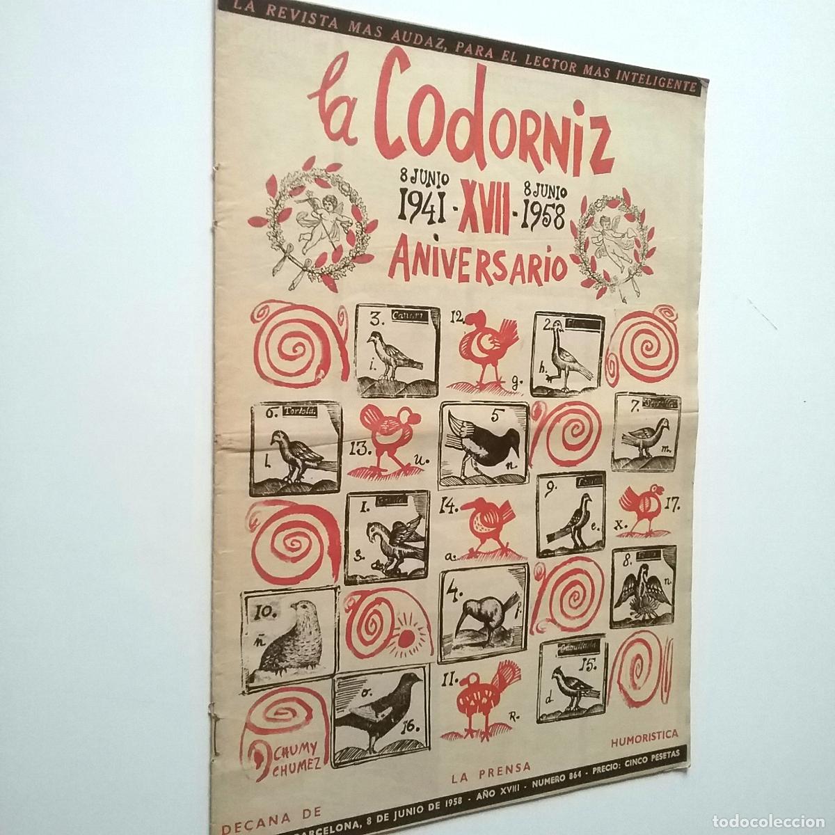 Libros: VV. AA. - La Codorniz. A&ntilde;os XVIII. N&uacute;m. 864. 1958 - Foto 1