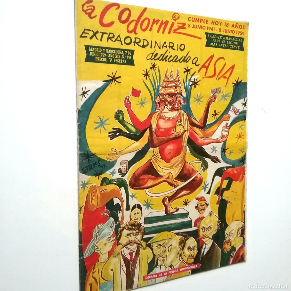 Libros: VV. AA. - La Codorniz. A&ntilde;os XIX. N&uacute;m. 916. 1959 - Foto 1