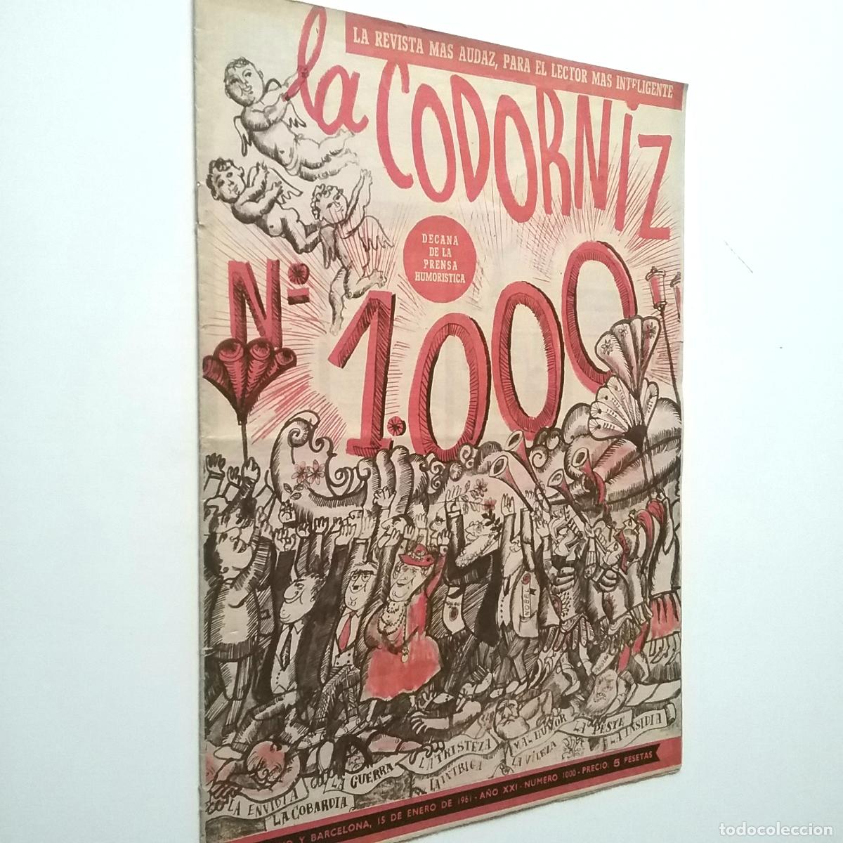 Libros: VV. AA. - La Codorniz. A&ntilde;os XXI. N&uacute;m. 1000. 1961 - Foto 1