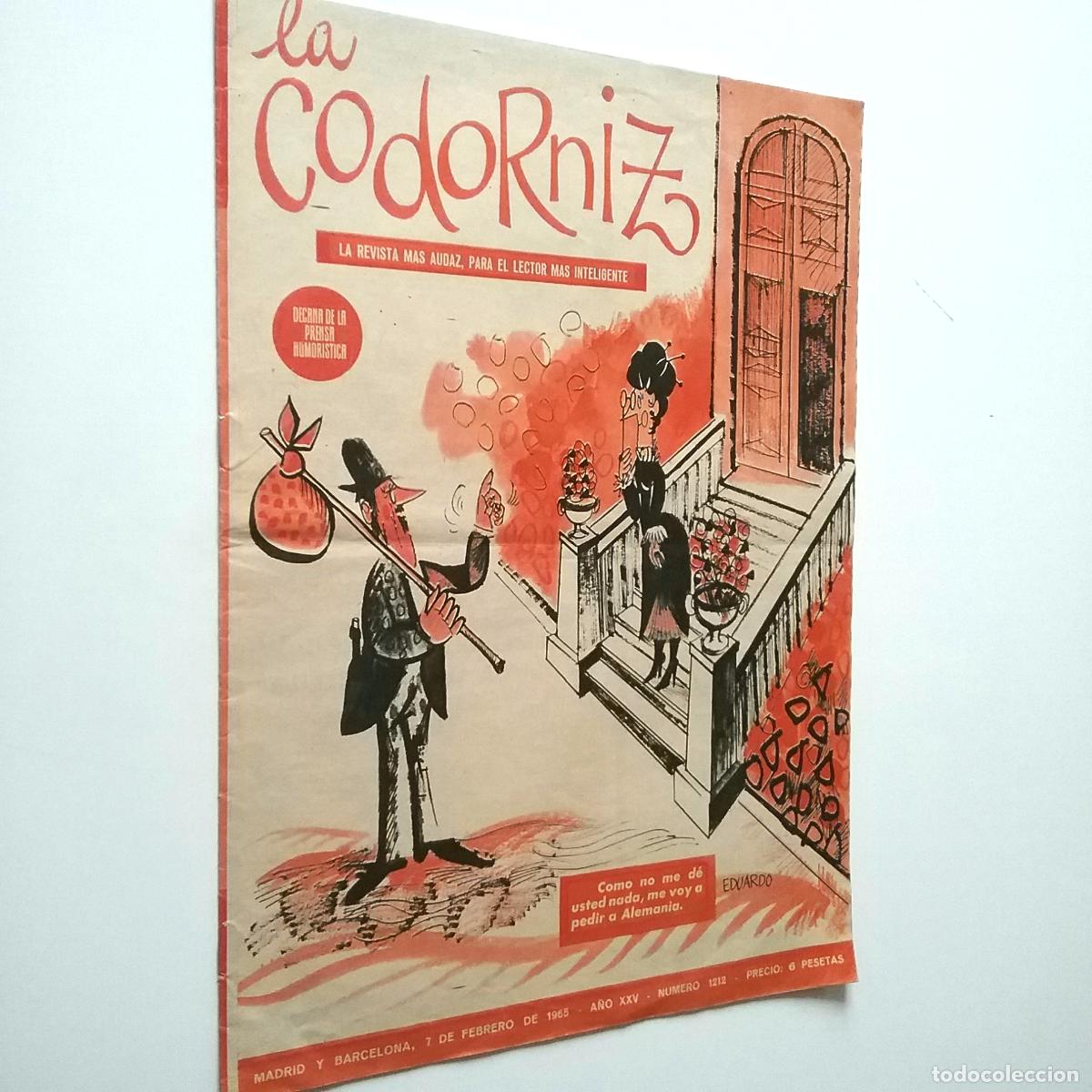 Libros: VV. AA. - La Codorniz. A&ntilde;os XXV. N&uacute;m. 1212. 1965 - Foto 1