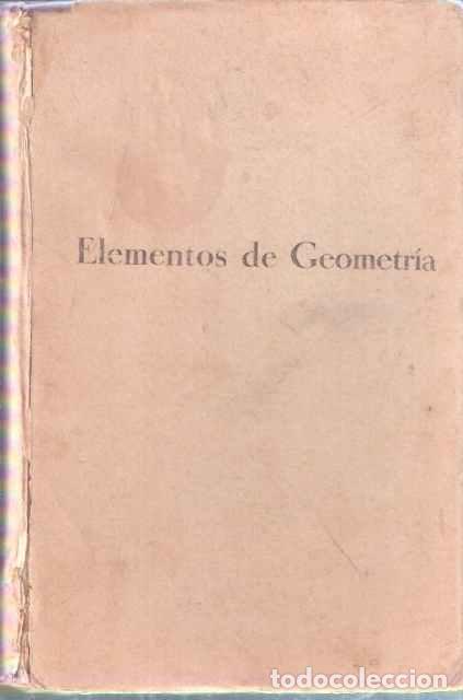 Libros: Elementos de Geometr&iacute;a - Xiberta Roqueta, Manuel - Foto 1