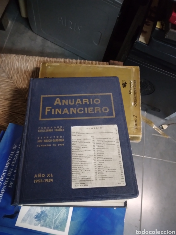 Libri di seconda mano: Anuario Financiero, Guillermo Ib&aacute;&ntilde;ez, a&ntilde;o 1953-1954