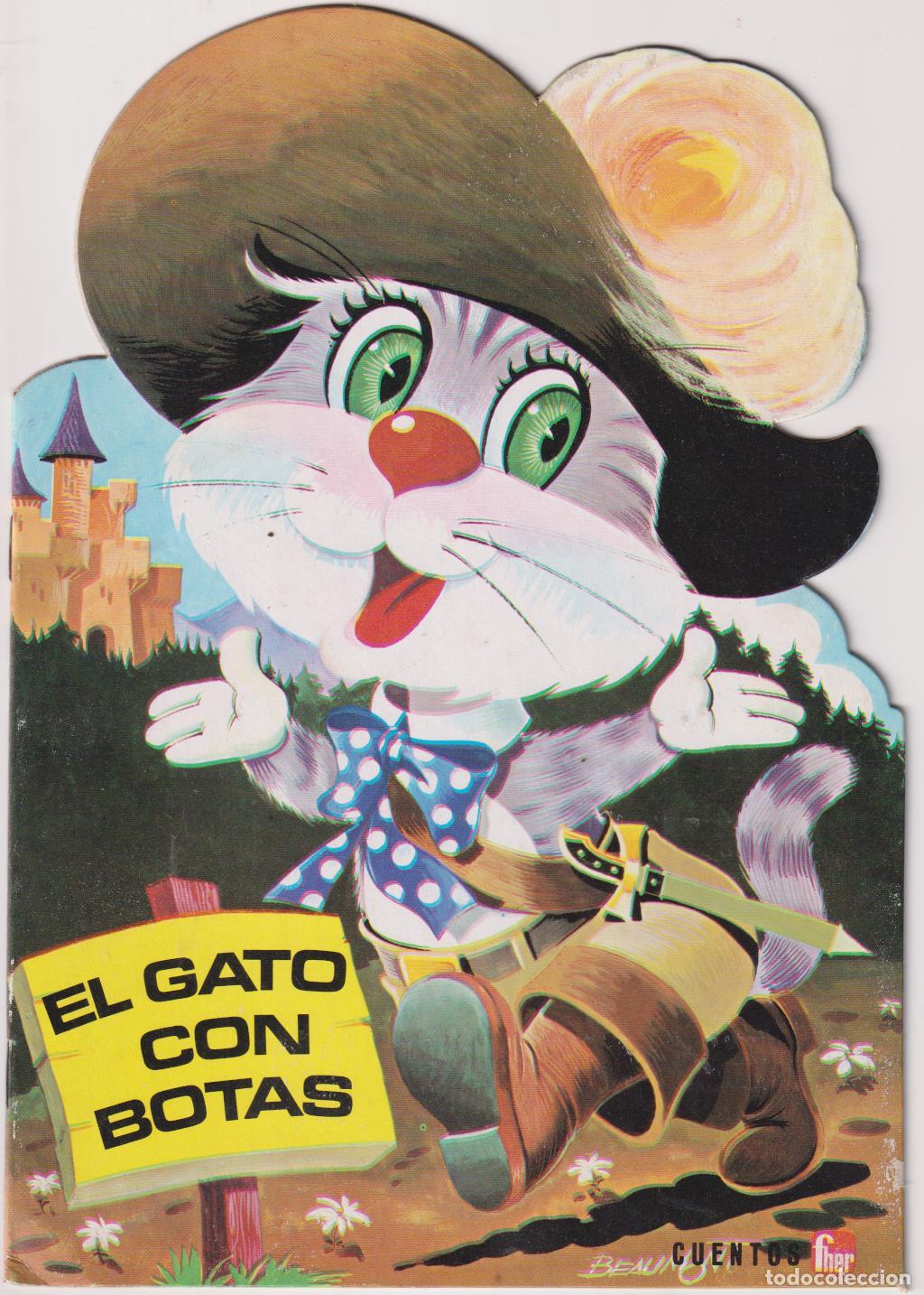 Libros: Cuentos Troquelados. El Gato con Botas. Fher - Foto 1