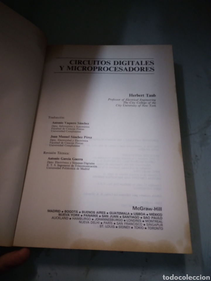 Libros: Herbert Taub, Circuitos digitales y microprocesadores, Mc Graw Hill - Foto 2