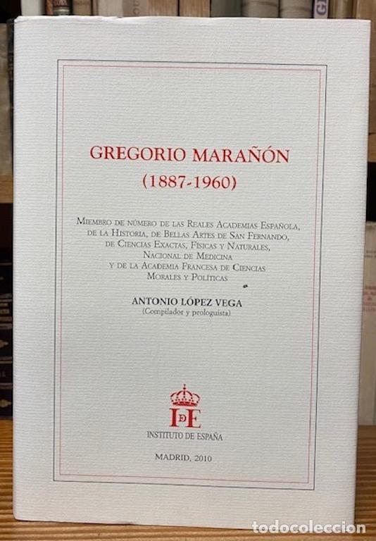 Libros: GREGORIO MARA&Ntilde;ON (1887-1960) - LOPEZ VEGA, Antonio - Foto 1