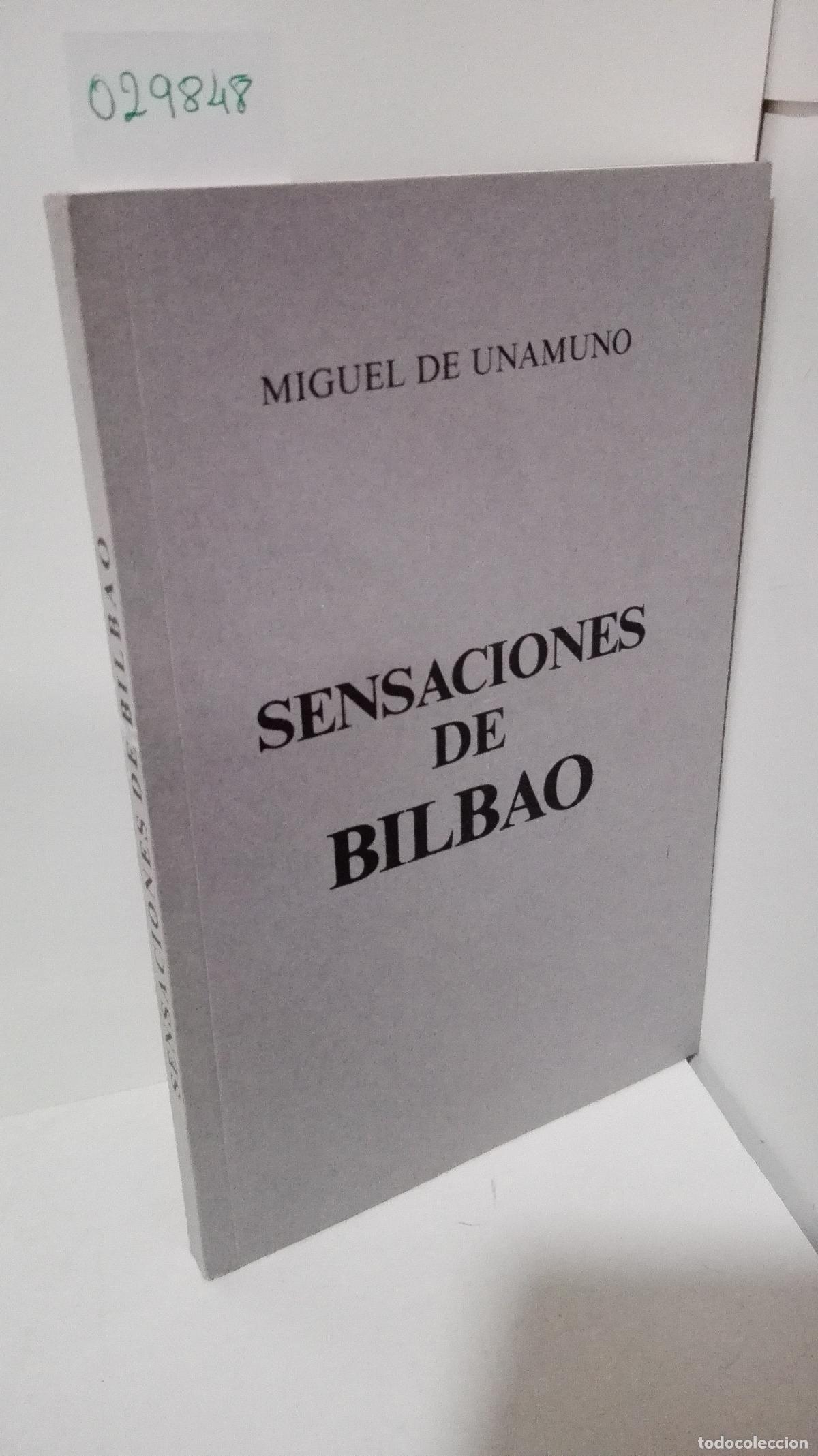 Libros: SENSACIONES DE BILBAO - Unamuno, Miguel de - Foto 1