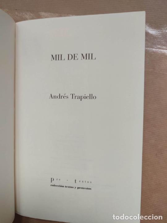 Libros: Mil de mil. - &rdquo;TRAPIELLO, Andr&eacute;s&rdquo; - Foto 3