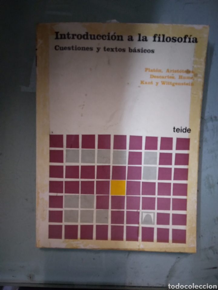 Libros: Introducci&oacute;n a la.filosofia, Cuestiones y textos b&aacute;sicos, Editorial Teide - Foto 1