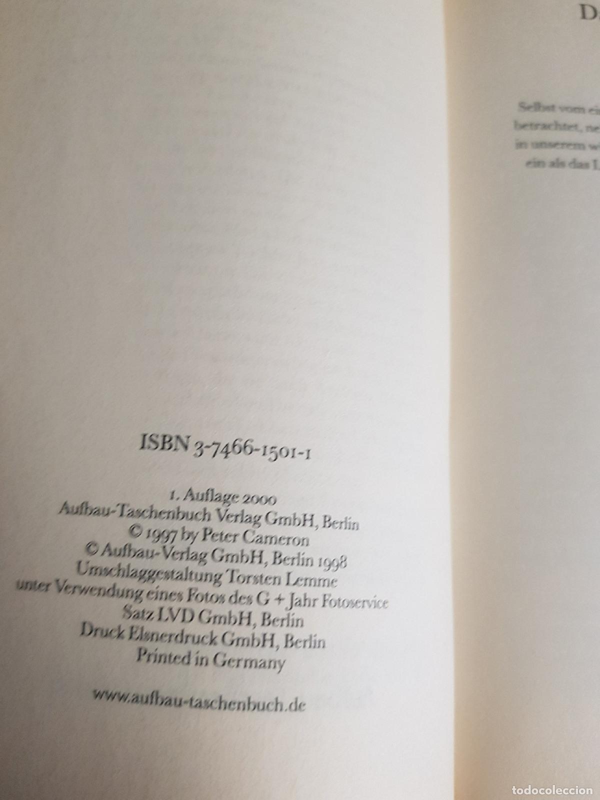 Libros: Damals ist ein fernes land - Peter Cameron - Foto 5