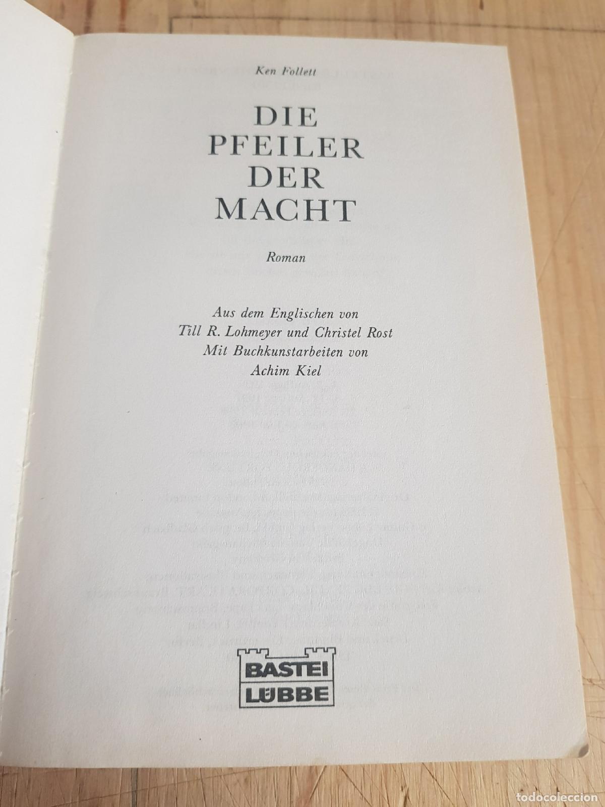 Libros: Die pfeiler der macht - Ken Follet - Foto 5