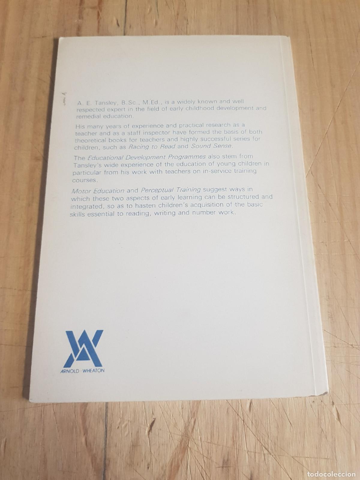 Libros: Perceptual training. Educational development programmes - A. E. Tansley - Foto 5