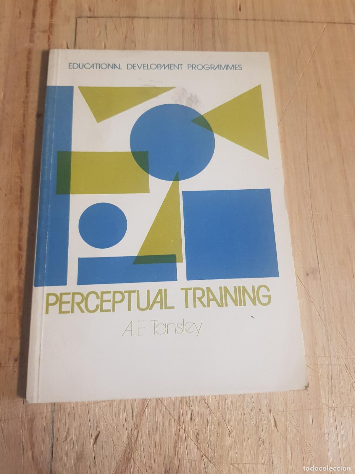 Libros: Perceptual training. Educational development programmes - A. E. Tansley - Foto 1
