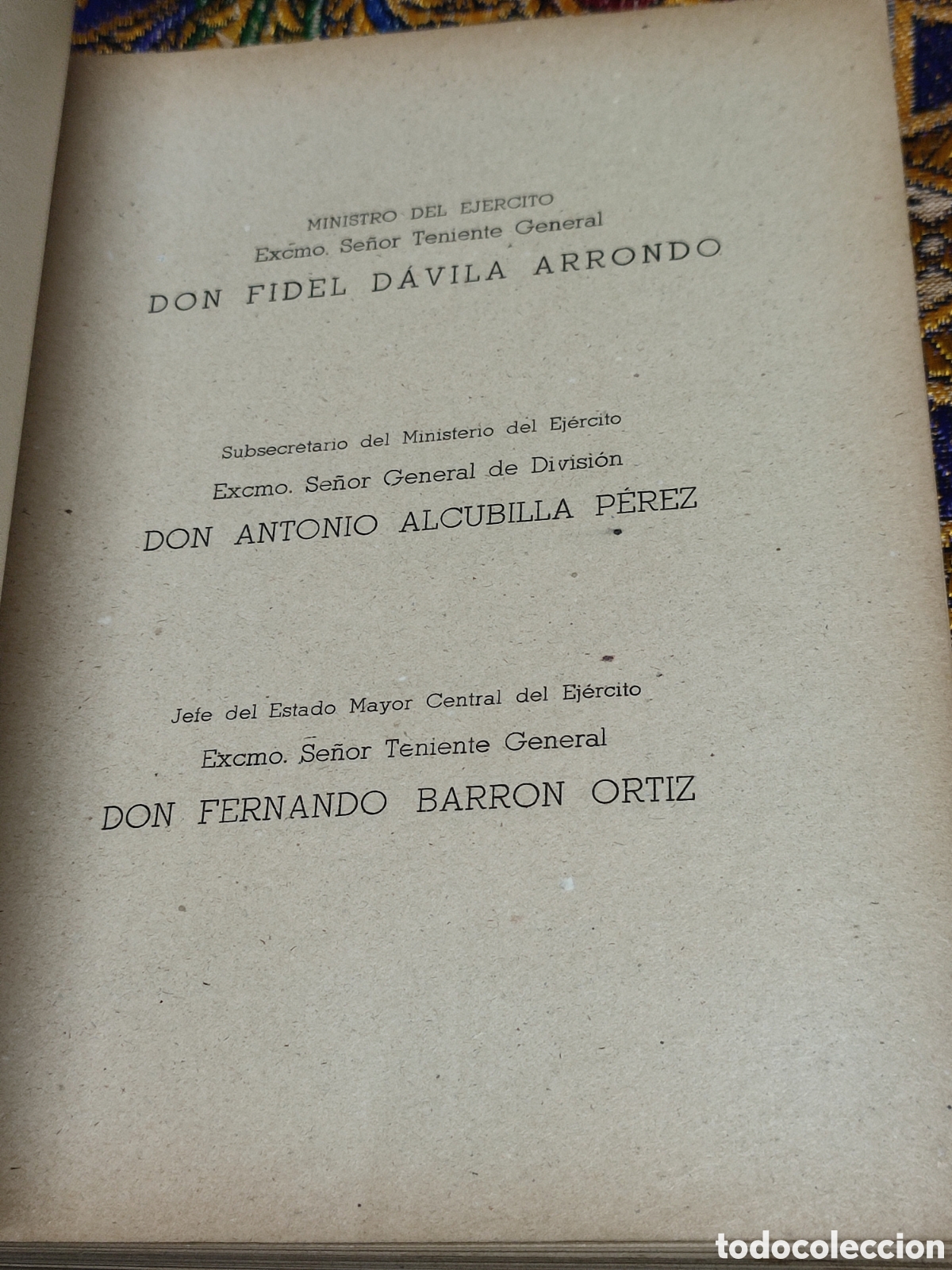Libros: Escalilla del arma de infanteria 1951 Ejercito Espa&ntilde;a - Foto 2