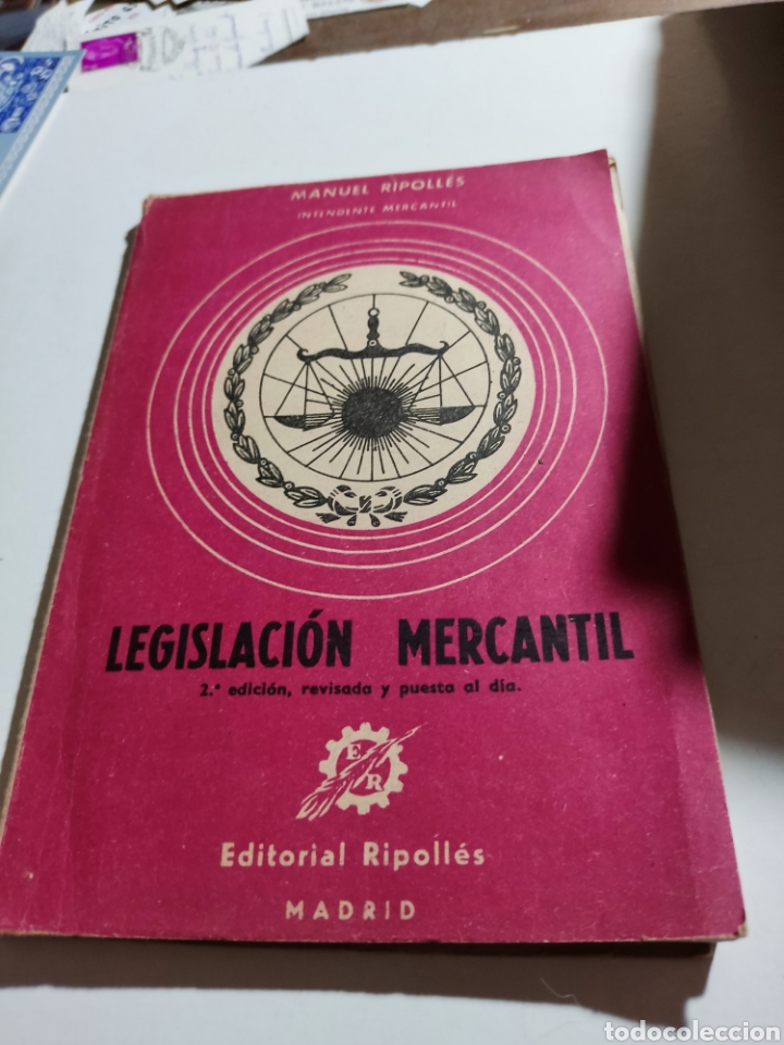 Libros: Libro legislaci&oacute;n mercantil Manuel Ripolles - Foto 1