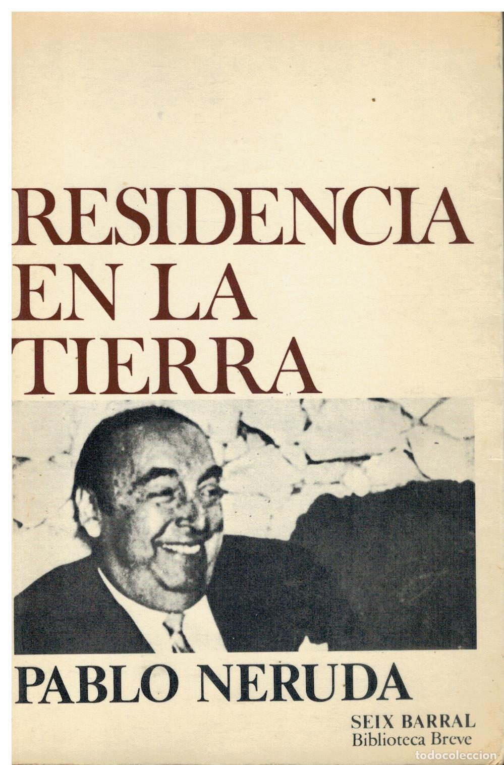 Libros: RESIDENCIA EN LA TIERRA. - Foto 1