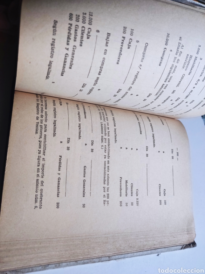 Libros: Libro curso completo de contabilidad 1958 Manuel Ripolles - Foto 8