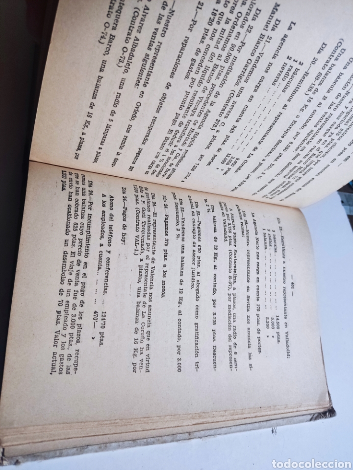 Libros: Libro curso completo de contabilidad 1958 Manuel Ripolles - Foto 9