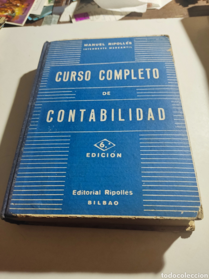 Libros: Libro curso completo de contabilidad 1958 Manuel Ripolles - Foto 1