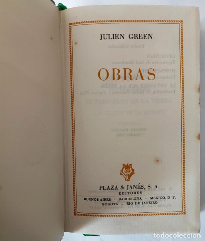 Libros: JULIEN GREEN. OBRAS - Julien Green - Foto 3