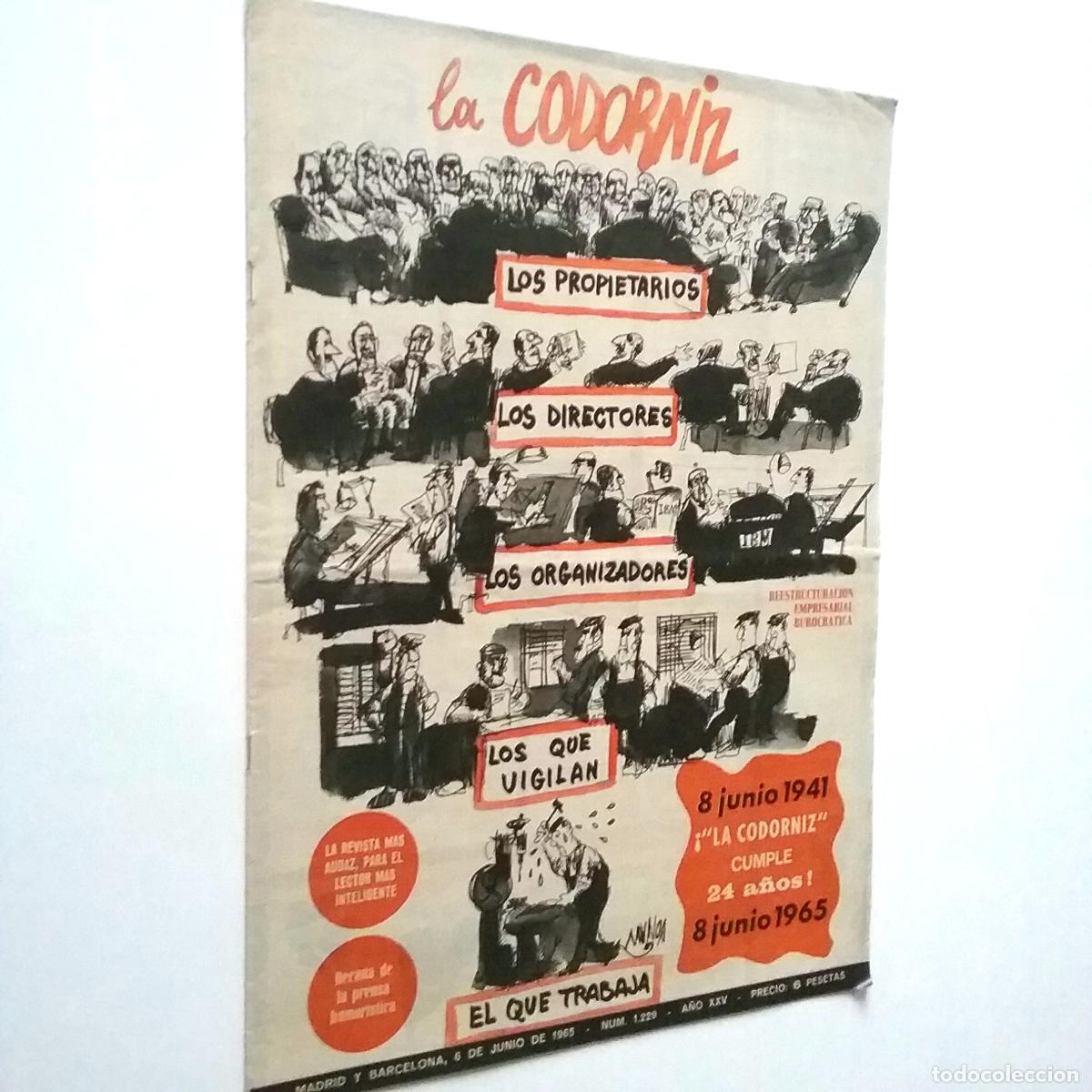 Libros: VV. AA. - La Codorniz. A&ntilde;os XXV. N&uacute;m. 1229. 1965 - Foto 1